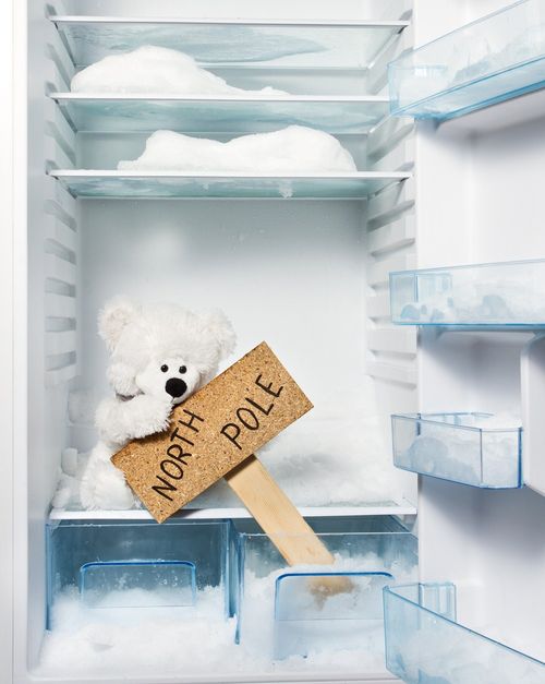 Выставить температуру в холодильнике